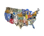 License Plate USA Vintage Sign 58&quot; by 36&quot; - £390.56 GBP