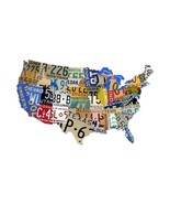 License Plate USA Vintage Sign 58&quot; by 36&quot; - £388.34 GBP