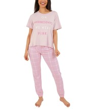 Munki Munki Womens Mean Girls Pajama Set Pink Size X-Large - £43.05 GBP