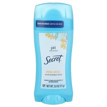 Secret Anti-Perspirant Deodorant Invisible Solid Spring Breeze 2.60 oz (Pack of  - £46.35 GBP