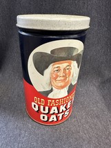 Vintage 1982 Old Fashioned Quaker Oats Covered Tin – Limited Edition EUC - £12.57 GBP