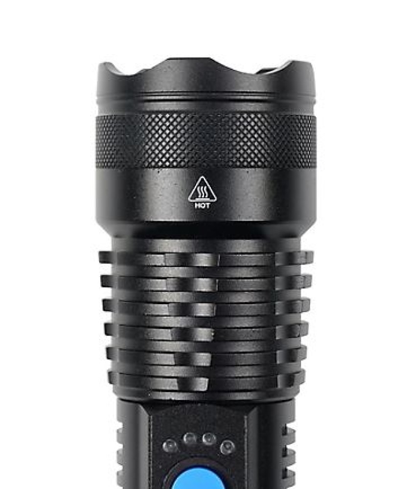 Surge HHL4065AS Aluminum 1,000 Lumen Rechargeable Tactical LED Flashlight, Black Item image 5