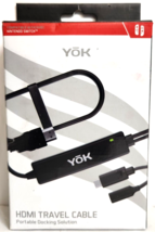 Yok - Portable TV Dock- USB Type C to HDMI Cable for Nintendo Switch - Black NOB - £10.79 GBP