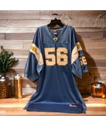 San Diego Chargers Jersey Throwback #56 Merriman Powder Blue Size 60 Big... - £53.71 GBP