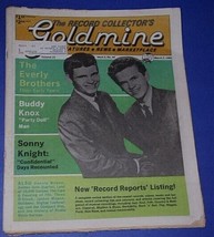 The Everly Brothers Goldmine Magazine Vintage 1984 Buddy Knox Sonny Knight - $49.99