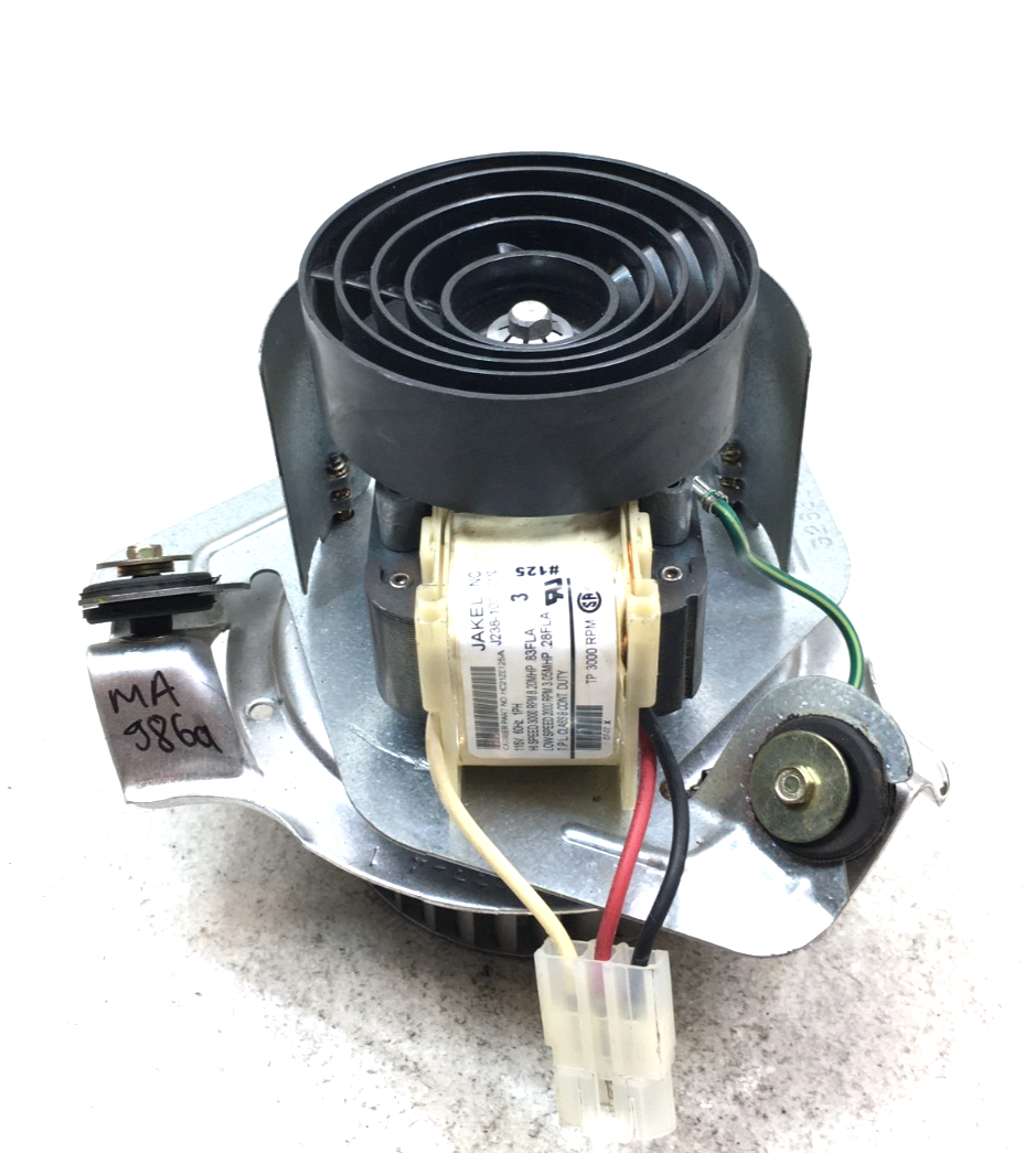 JAKEL J238-100-10110 Draft Inducer Blower Motor Carrier HC21ZE125A used ... - $129.00