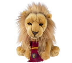 Universal Harry Potter Gryffindor Lion Emblem Plush with House Scarf NWT... - £34.50 GBP