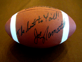 Joe Namath The Best To Y All Jets Hof Signed Auto Vtg Wilson Nfl Football Jsa - £295.48 GBP