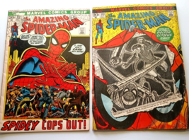 Amazing Spider-Man, Lot of 2, #112 and #113, Spidey Cops Out, Dr Octompu... - £50.61 GBP