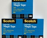 Scotch 811 Magic Tape (Removable), 2.0 Mil, 1/2&quot; x 36 yds. Transparent 3... - $16.24
