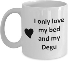 Funny Degu Lover Mug Pet Love My Degu Coffee Cup - £11.26 GBP