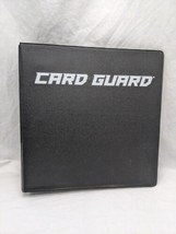 Black Card Guard 3 Ring Trading Card Binder - £25.25 GBP