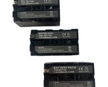 Lot of 3: Lithium Battery Pack 7.2 V 5200mAh/Li-ion FOR SON.NP-F750 / NP... - $29.69