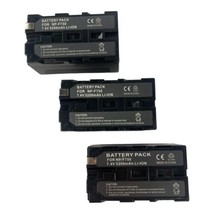 Lot of 3: Lithium Battery Pack 7.2 V 5200mAh/Li-ion FOR SON.NP-F750 / NP-F770 - £23.35 GBP