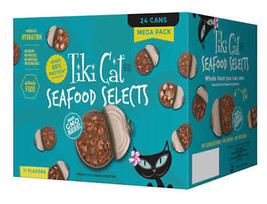 Tiki Pets Cat Fish Fave&#39;s 2.8oz. Variety Pack (Case of 24) - £50.59 GBP