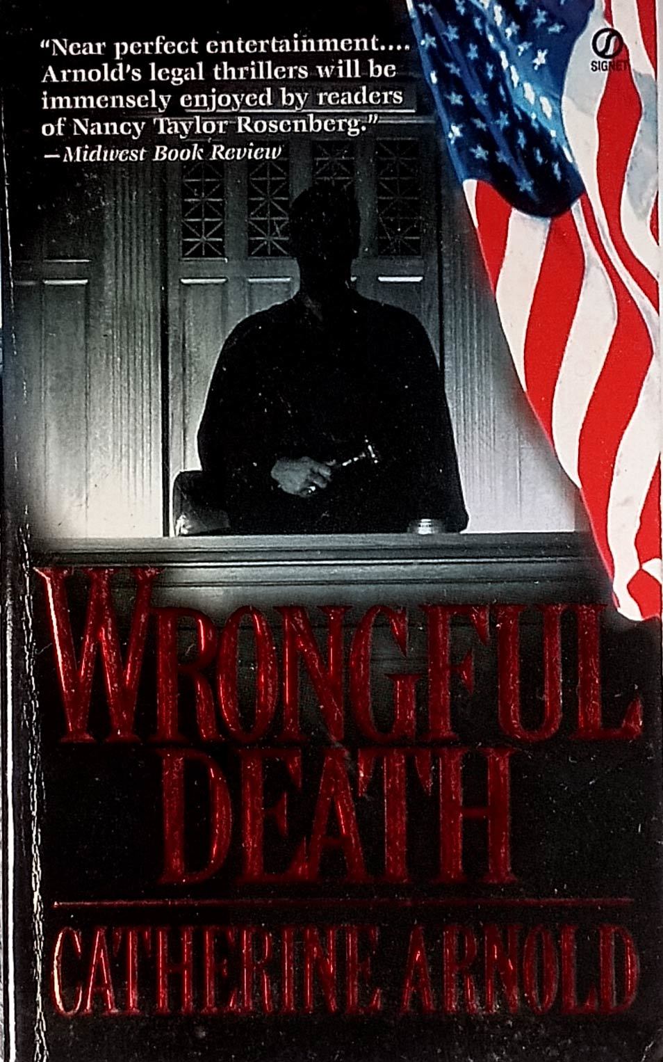 Wrongful Death by Catherine Arnold / 1999 Paperback Legal Thriller - $1.13