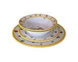 Two (2) Multicolor ~ Floral ~ Butterfly Design ~ Bowls ~ Salad &amp; Dinner ... - £36.77 GBP