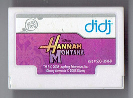 leapFrog DiDj Game Cart Hannah Montana Game Cartridge Game Rare HTF - $9.60