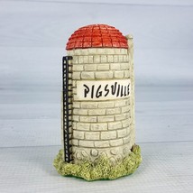 Vintage Ganz Pigsville 4&quot; Farm Silo Figurine Village Figure Resin w Felt... - £22.50 GBP