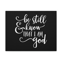  Be Still And Know That I Am God Psalm 46:10 Black Christian Wal - £56.49 GBP+