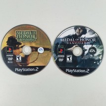 Medal Of Honor PS2 Video Game Discs Frontline &amp; Vanguard Teen Rare - £7.16 GBP