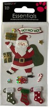 Sandylion Essentials Dimensional Scrapbooking Stickers, Christmas Santa - $5.94