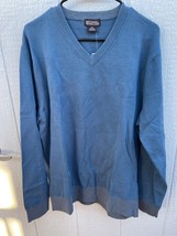 Michael Kors New Men&#39;s Tuck V-Neck Pullover Sweater, blue XXL 2XL NWT - $35.00