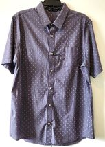 New Travis Mathew Men&#39;s Lightweight Button Up Shirt Purple Size XL Short... - $34.86 CAD