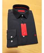 Carolina Herrera Men's Black Long Sleeve Dress Shirt – Size XL - $99.00
