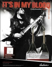 Trivium Corey Beaulieu Signature Jackson KV6 KV7 Guitar ad 8 x 11 advert... - £3.30 GBP