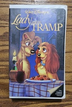 Disney&#39;s &quot;Lady and the Tramp&quot; VHS - Black Diamond The Classics Edition 1987, 582 - $64.99
