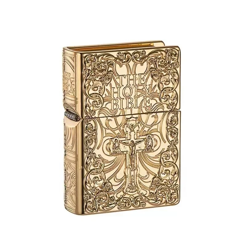 Zorro Holy Bible Classic Armor Kerosene Lighter 3D Carved Windproof Ligh... - $724.24 MXN