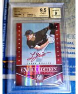 Lucas Giolito Red Sox Auto 2012 Elite Extra RED 16/25 BGS 9.5 Gem mint R... - $89.69