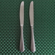 Hampton Silversmiths RACHELLE FROST Dinner Knives Set of 2 Stainless 18/... - $9.99