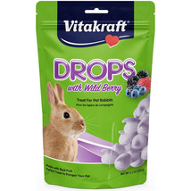 Vitakraft Drops with Wild Berry for Rabbits 95.4 oz (18 x 5.3 oz) Vitakraft Drop - £96.40 GBP