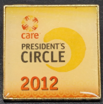 2012 - care - President&#39;s Circle- Backpack Hat Lapel Pin - £10.85 GBP