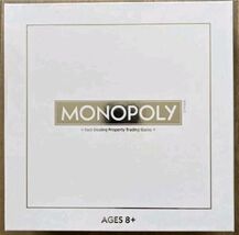 Monopoly Pearl Edition Board Game. Hasbro Includes 8 Die Cast Tokens (Ca... - $19.75