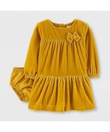 Just One You by Carter’s Baby Girls’ Holiday Bow Dress, Caramel Yellow, ... - $8.99