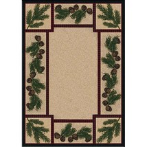 Nature&#39;s Embrace Pinecones and Branches Area Rug Collection - $4,179.23 MXN+