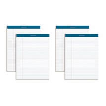 TOPS Docket Writing Pads, 8-1/2&quot; x 11-3/4&quot;, Narrow Rule, White Paper, 100 Sheets - £59.14 GBP