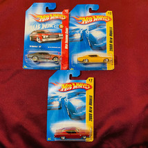 3 Hot Wheels &#39;69 Chevelle 2008 New Models #17/40 Yellow Red F21 &amp; 70 Chevelle SS - £14.04 GBP