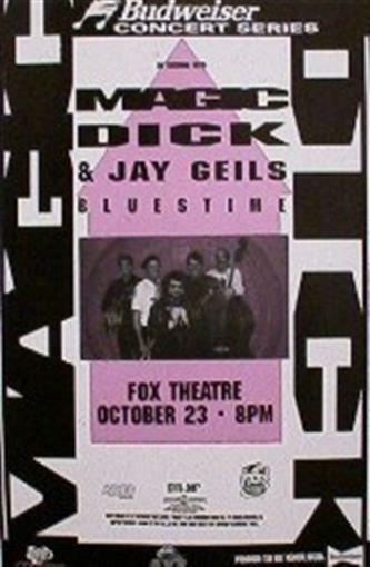 Magique Dick Jay Geils Affiche The J.Geils Bande J - £10.08 GBP