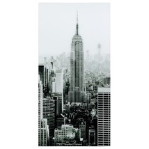 72 x 36 in. Empire State Building Frameless Tempered Glass Panel Contemporary Wa - £353.76 GBP