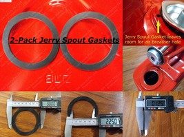 2pk Jerry SPOUT GASKET USMC Blitz Metal Gas Can Spout GSKT 5 Gallon Mili... - $7.49
