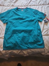 Dickies Size XS Blue Scrubs Shirt - $15.72