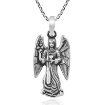 Divine Archangel Zadquiel Sterling Silver Pendant Necklace - £16.78 GBP