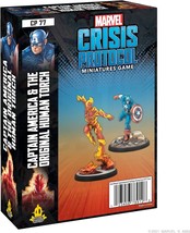 Marvel Crisis Protocol Miniatures Game Captain America &amp; The Human Torch - $54.75 CAD