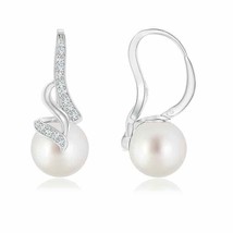 ANGARA South Sea Cultured Pearl Earrings in 14k Solid Gold (Grade-AAA, Size-9) - $1,529.10