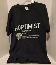 Hoptimist A person who believes everything is better with a good craft b... - £11.92 GBP