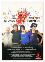 The Rolling Stones A Bigger Bang Concert Tour RadioShack 2006 Print Magazine Ad - £11.61 GBP